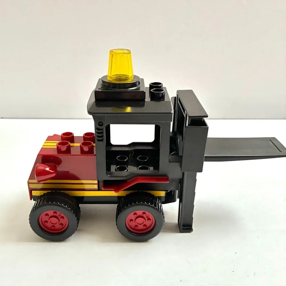 LEGO Duplo Bob the Builder Roley Benny Backhoe Sumsy Forklift Road Set Lot